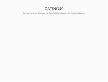 Tablet Screenshot of dating40.de